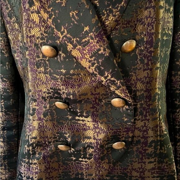 Body by Victoria metallic double breasted fitted blazer - Picture 2 of 7